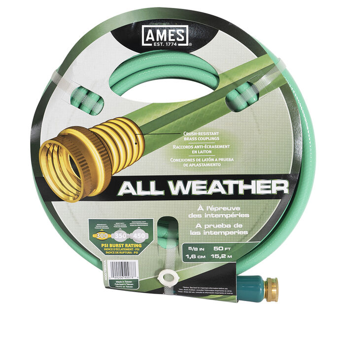 Ames All-Weather Garden Hose 50 ft x 5/8 in (4007800A)