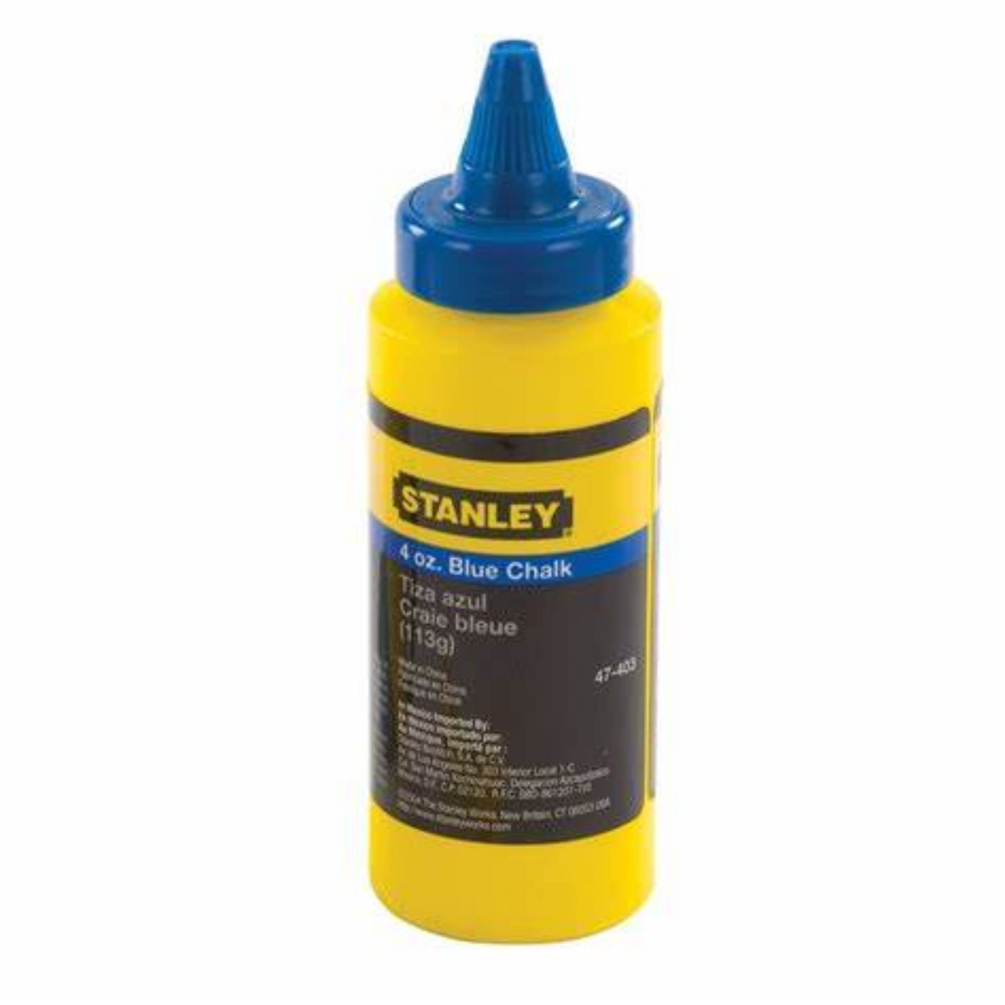 STANLEY Chalk Refill, Blue, 5 lb Capacity, Container Package 47-502