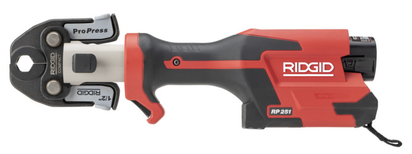 RP 251 Press Tool Battery Kit with ProPress Jaws (1/2"-1 1/4")