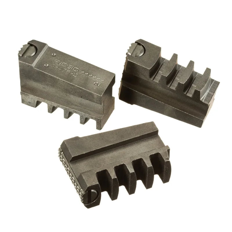 RIDGID Replacement Chuck Jaws Set for Model 535 Threading Machine, 36 RPM (43900)