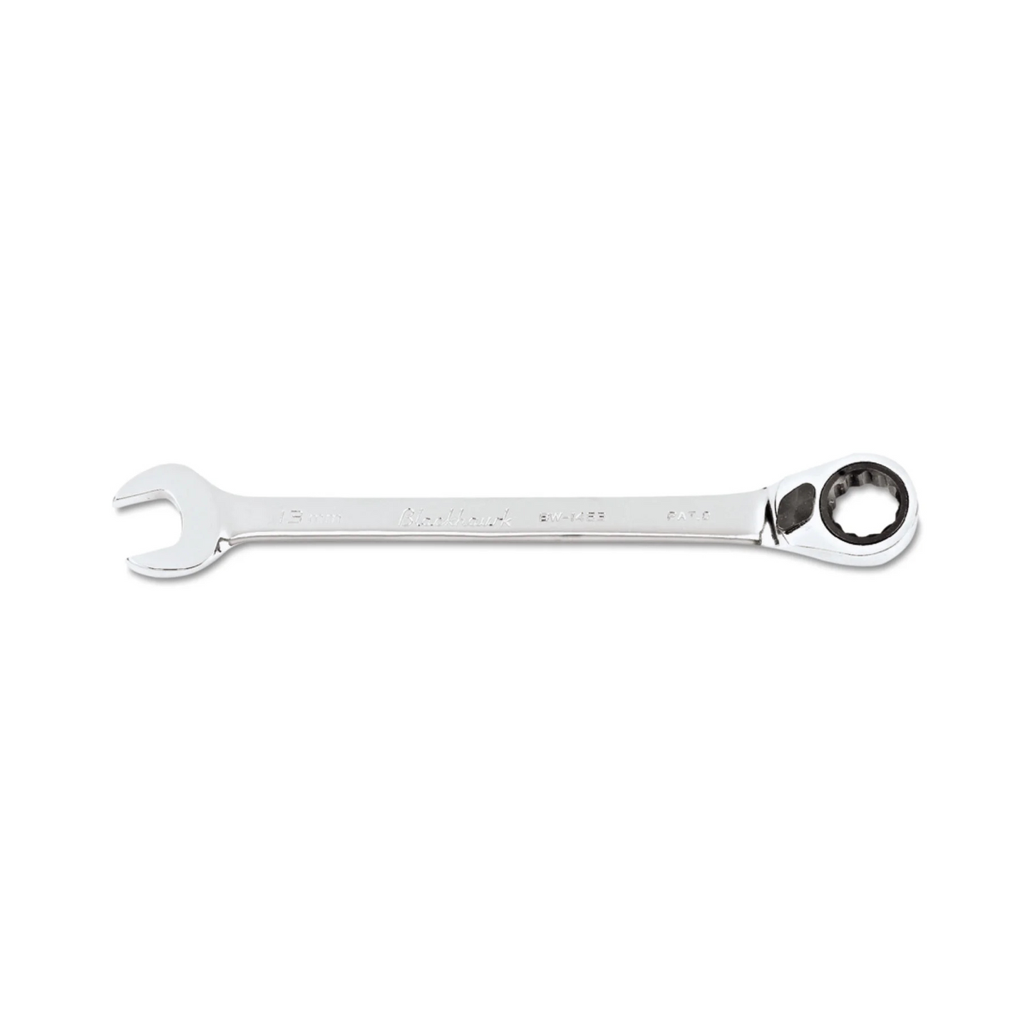 Blackhawk by Proto Full Polish Combination Reversible Ratcheting Wrench 7/16 in. BW-1414
