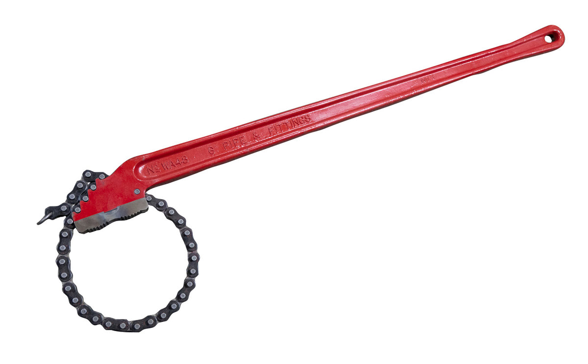 Reed Heavy-Duty Chain Wrench, 1 to 6 in. Pipe (WA48)