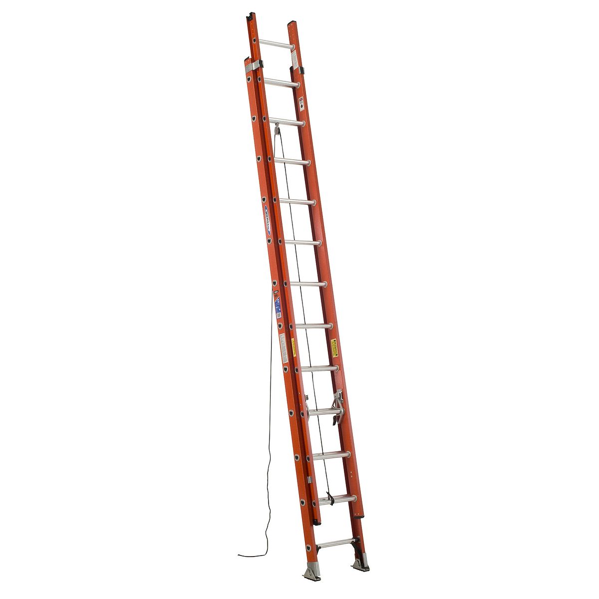 Werner Fiberglass Two-Section 24-foot Extension Ladder D6224-2