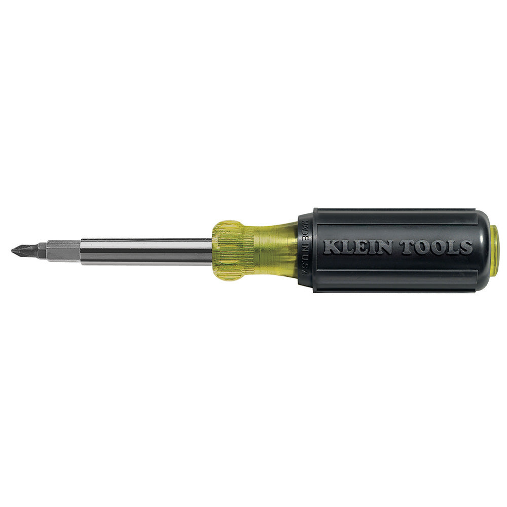 Klein Tools Multi-Bit Screwdriver/Nut Driver, 10-in-1, Phillips, Slotted Bits (32477)