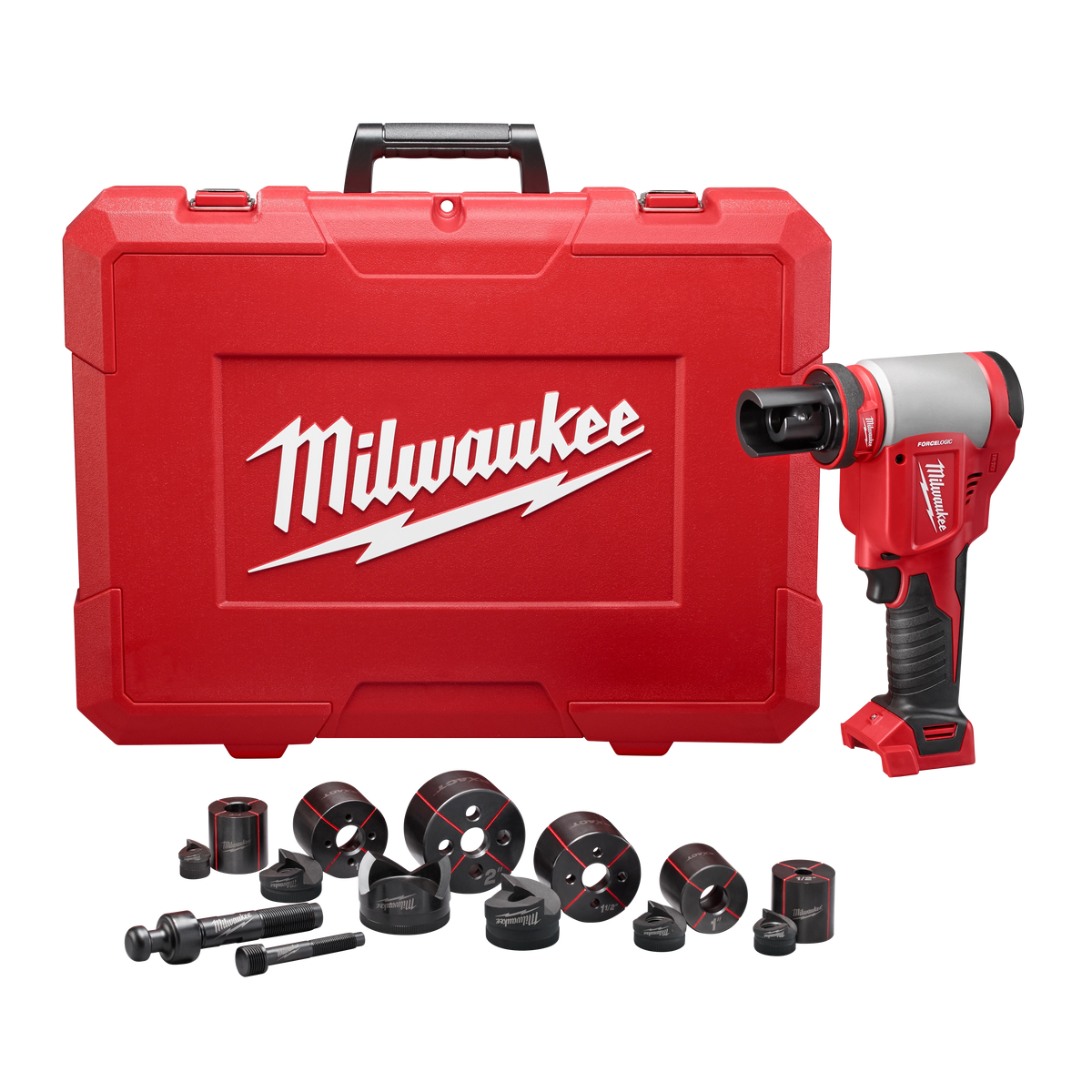 Milwaukee M18™ FORCE LOGIC™ 10 Ton Knockout Tool 1/2" to 2" (2676-02)