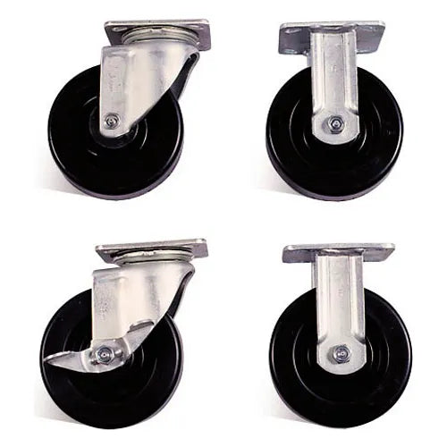KNAACK 6" HD Caster Set, Heavy Duty (695)