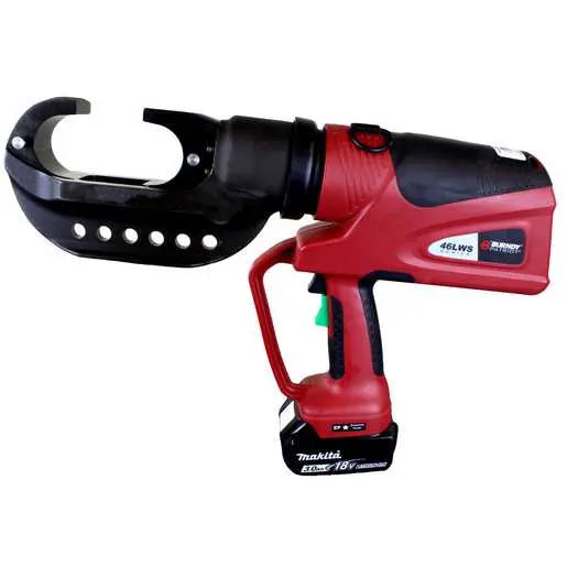 PATRIOTจ 15-Ton C-Head Battery Actuated Crimper, Hydraulic Self-Contained, (2) 3.0Ah 18V Li-ion Batteries, 120V-AC Charger, Hard Case
