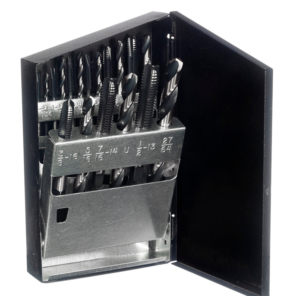 Champion Tap & Drill Set, 18 Pc, General Purpose NC Taps (TD18)