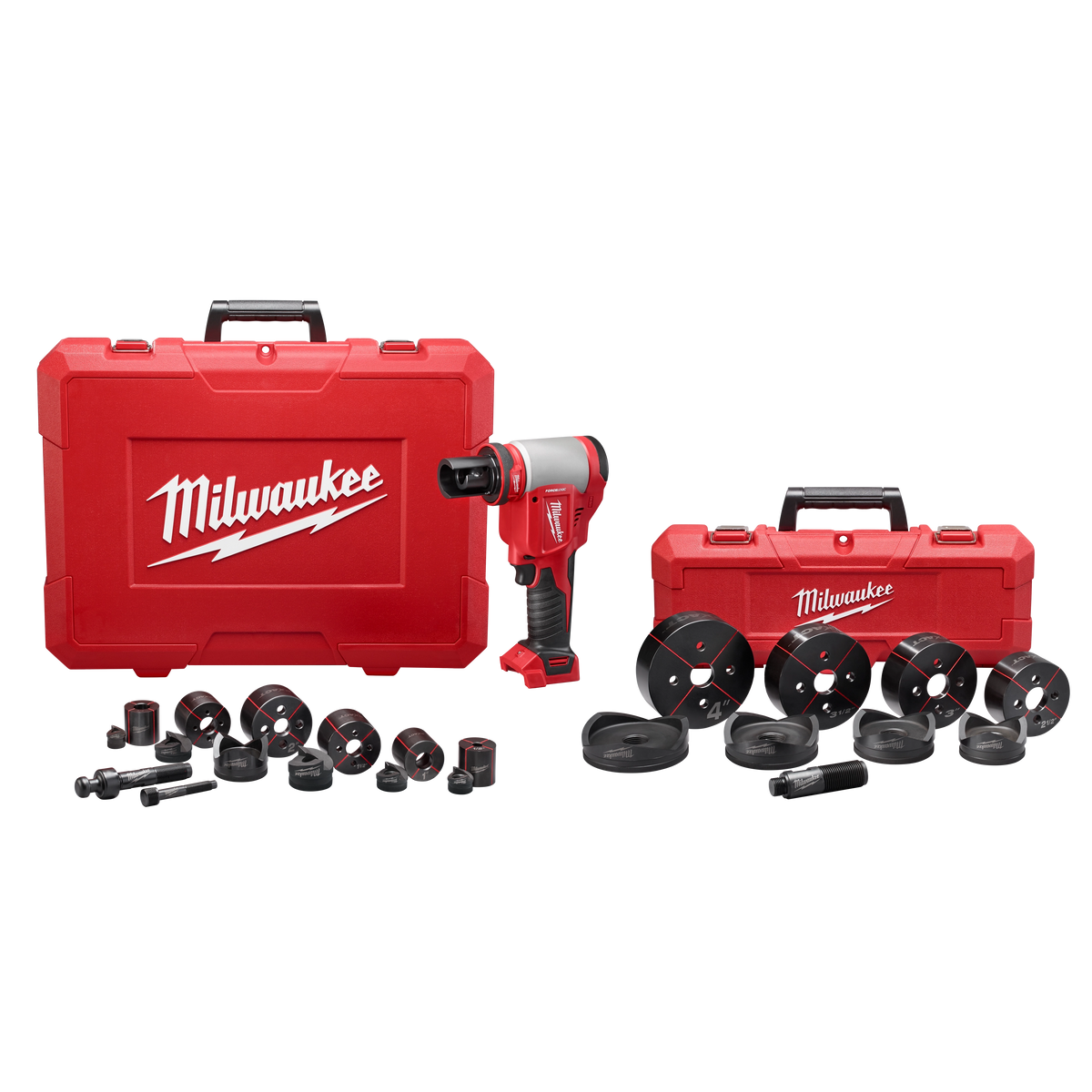 Milwaukee MM18 FORCE LOGIC 10 Ton Knockout Tool 1/2' to 4' - No Charger or Batteries