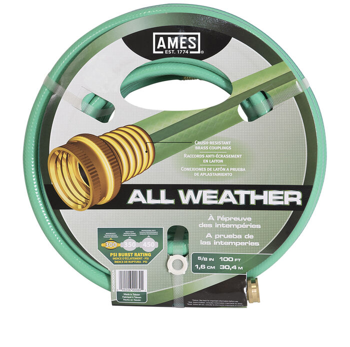 Ames All-Weather Garden Hose 100 ft x 5/8 in (4008000A)