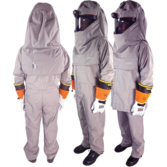 Cementex UltraLite 40cal Arc Flash Coat/Pant Kit with Vent Fan, XL (CUL40KF-XL)