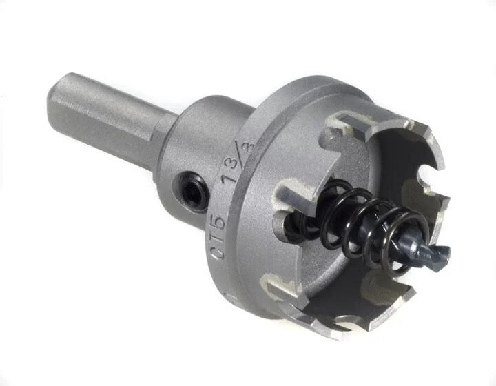 Champion Carbide Tipped Hole Cutter, 1-3/8 in, 3/16 in Depth of Cut (CT5-1-3/8)