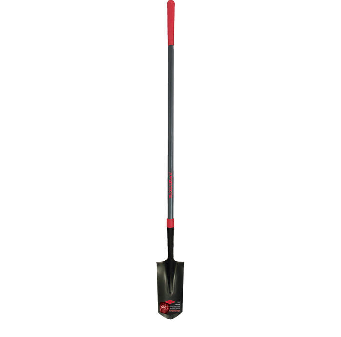 Razor-Back 5 in. Ditching Shovel with Fiberglass Handle and Cushion Grip (47174)