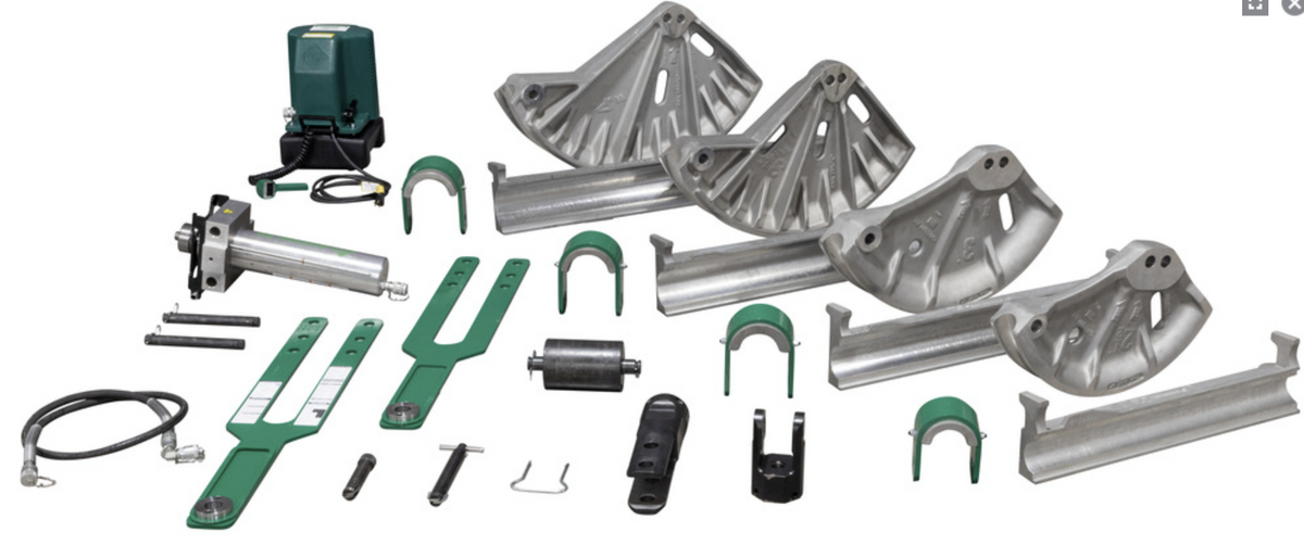 Greenlee Cam-Track Hydraulic Bender for 2-1/2 in. to 4 in. with 980 Hydraulic Pump (881GXE980)