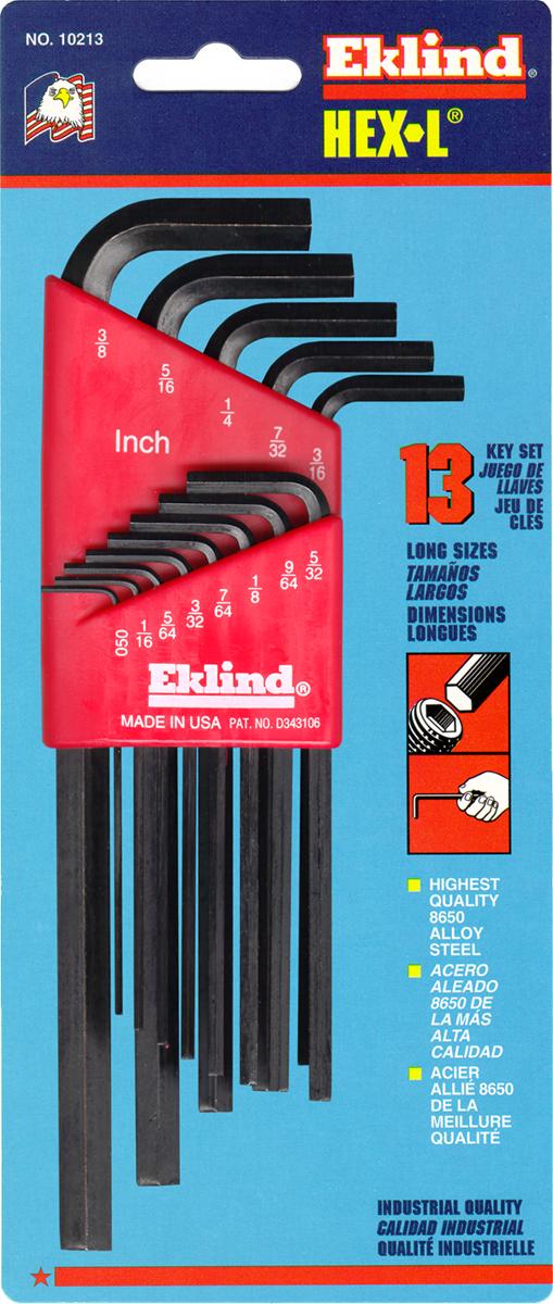 Eklind 13pc. .050"-3/8",Long