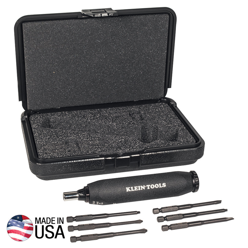Klein Tools Torque Screwdriver Set, 6-Piece (57032)