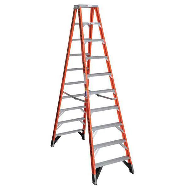 Werner 10 ft Type IAA Fiberglass Twin Stepladder (T7410)