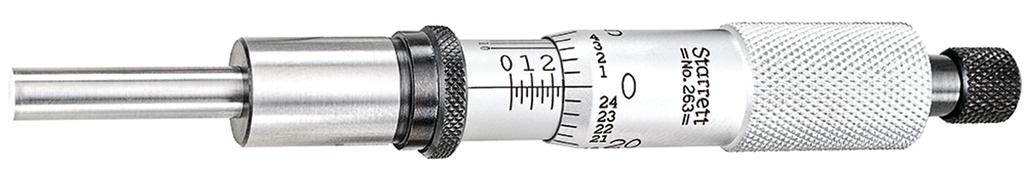 Starrett No. T263RL Micrometer Head, 0-1 in