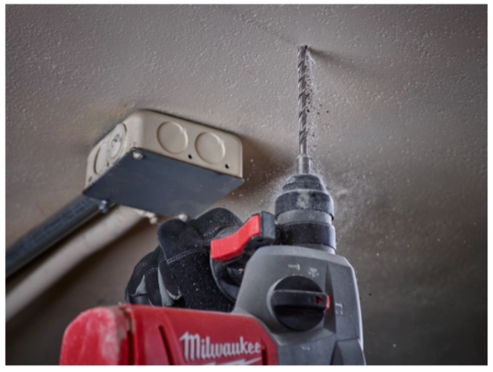 Milwaukee M/2 2-Cutter SDS-Plus 2CT 1/4" X 4" X 6" Rotary Hammer Drill bits 48-20-7431