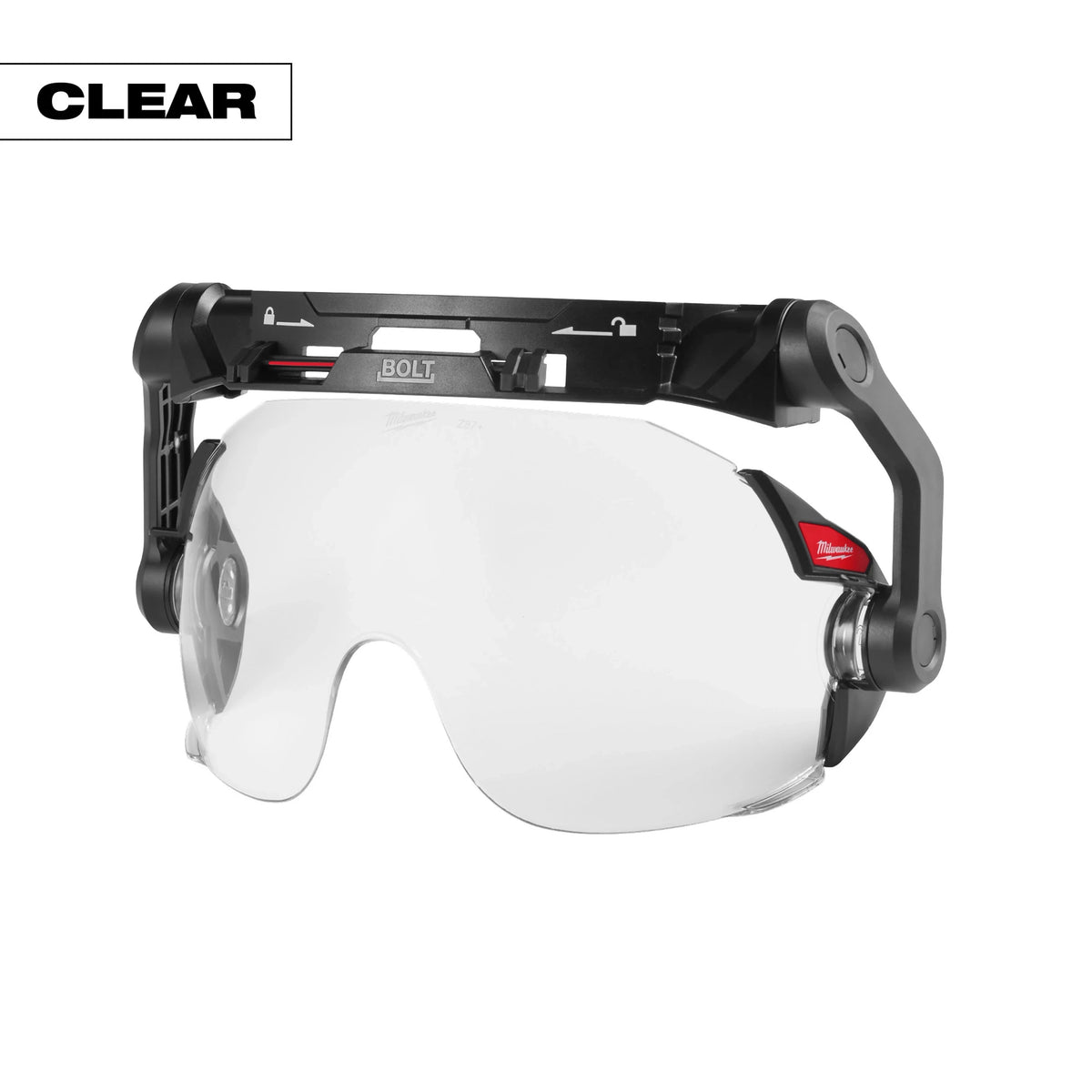 Milwaukee BOLT™ Eye Visor, Clear Dual Coat Lens for Safety Helmets (48-73-1411)