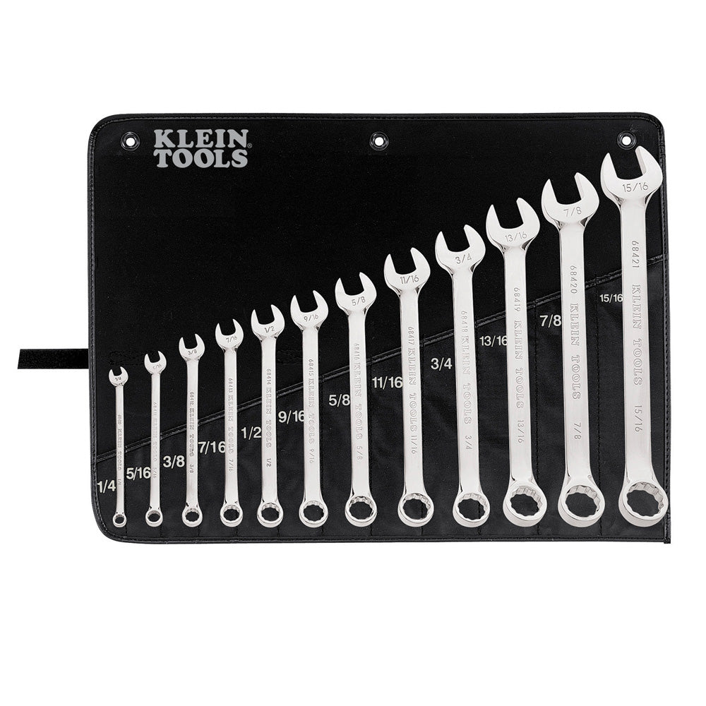 Klein Tools Combination Wrench Set, 12-Piece (68404)
