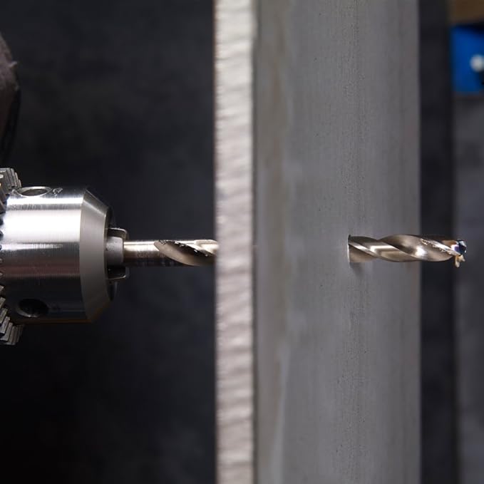 Champion Cutting Tool 705C-1/4 Cobalt 1/4-Inch 135 Degree Split Point HSS HD Jobber Twist Drill Bits