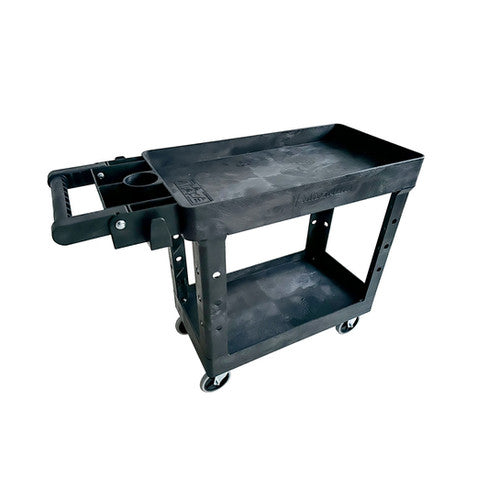 MAGNUM 41' X 17' X 35' 500 LB Capacity Service..Cart w/ V-Cut (2 Standard Swivel & 2 Standard Fixed Casters