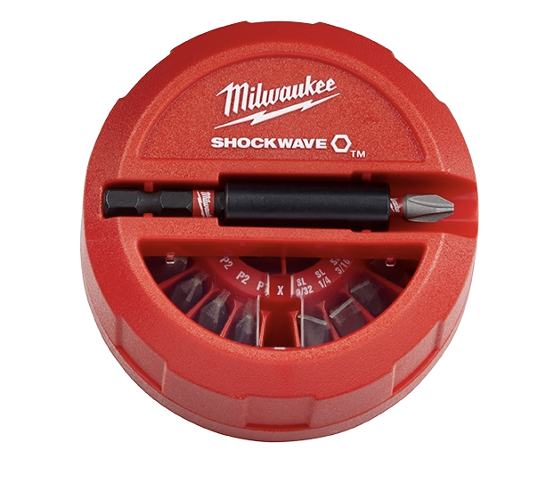 Milwaukee SHOCKWAVE 22PC Impact Driver Bit Puck (PDQ) 48-32-4012