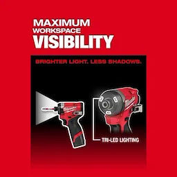 Milwaukee M12 FUEL™ 1/4" Hex Impact Driver Kit (3453-22)
