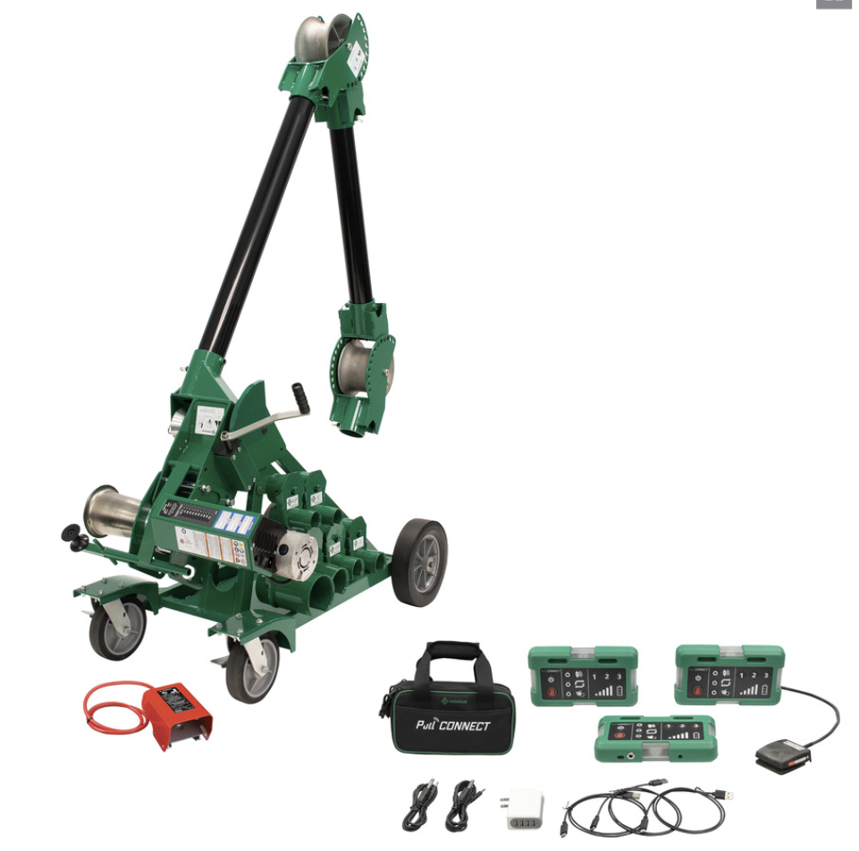 Greenlee - 10k Tugger Package with VersiBoom? and Pull Connect