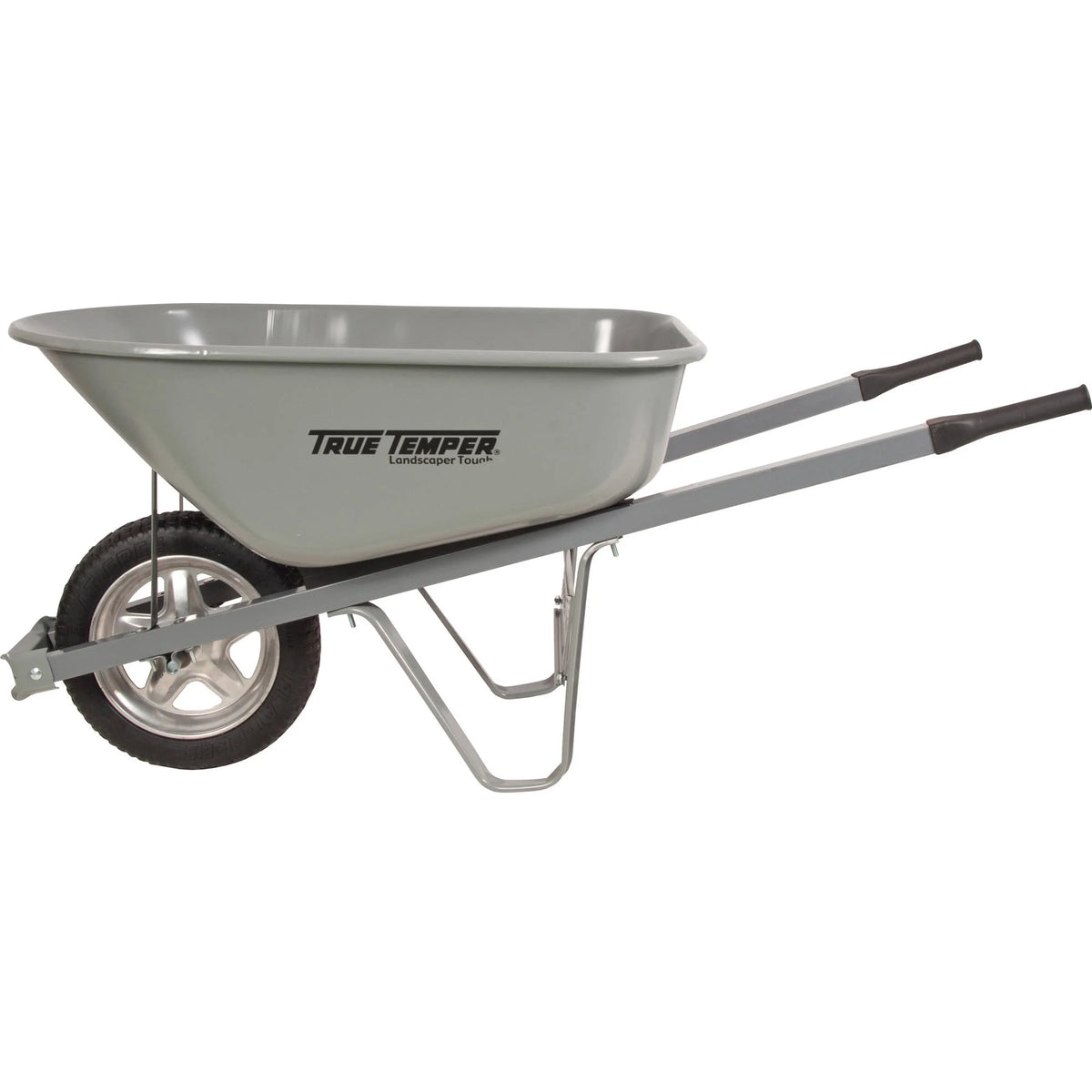 Ames 6 cu ft Steel Wheelbarrow with Sport Flat-Free Tire (C6STSPFF)