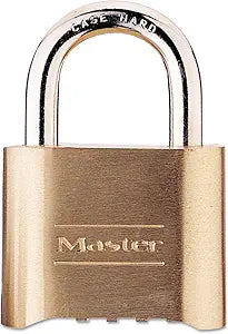 Resettable Combination Brass Padlock