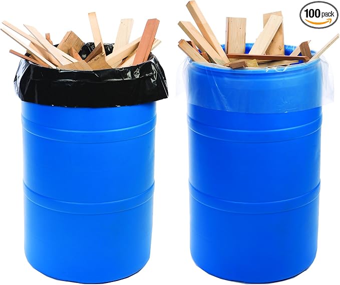 Laddawn 38'' X 65 '' .033 CLR HWY / 55 gal. TRASH BAGS / ROLL