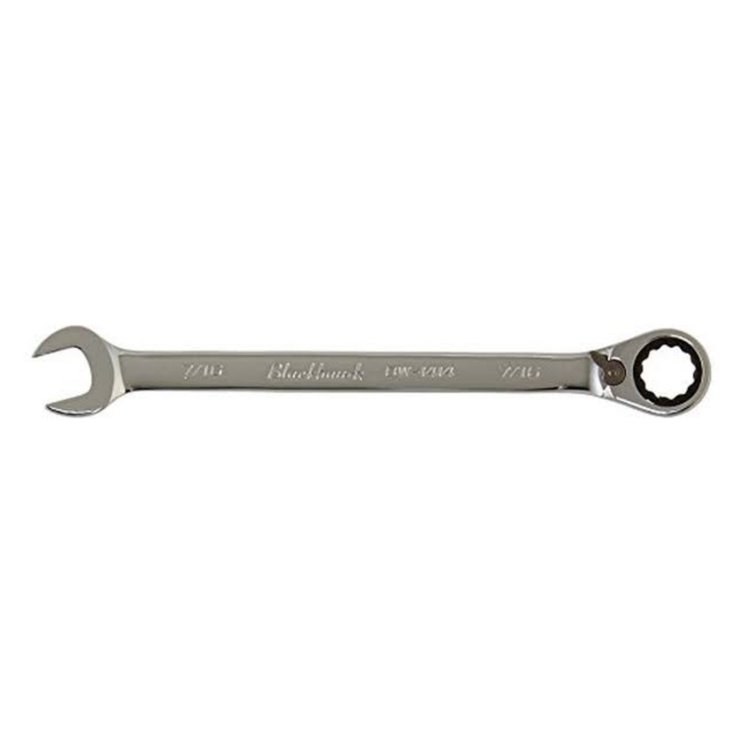 Blackhawk by Proto Full Polish Combination Reversible Ratcheting Wrench 7/16 in. BW-1414