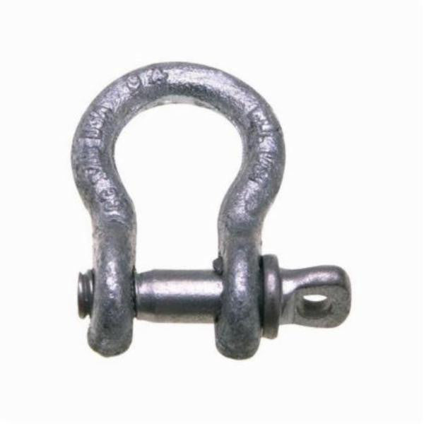 Campbell Screw Pin Anchor Shackle, 3/8 In, 1 Ton, Galvanized (5410635)
