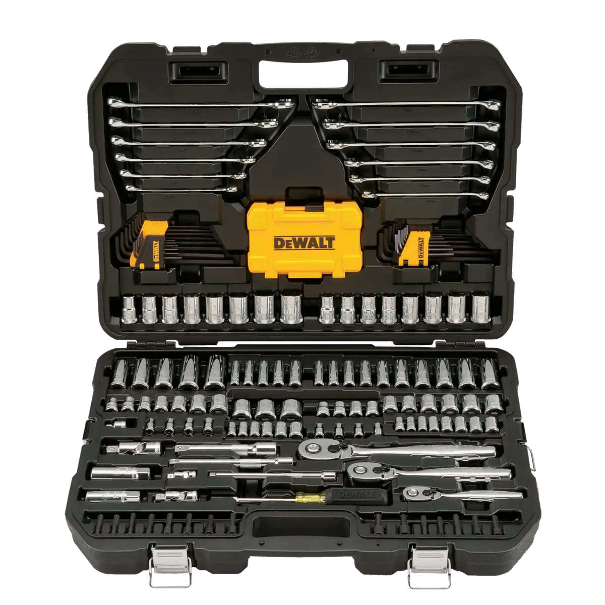 DeWalt 168PC 14/38/12DR SOCKET SET W/PTA BOX
