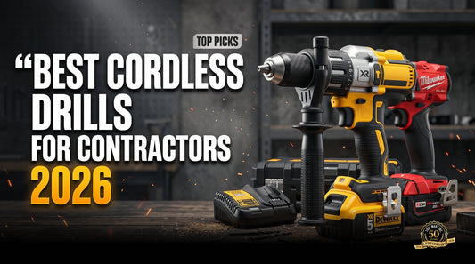 Best Cordless Drills for Contractors 2026: Milwaukee, DeWALT & More Compared