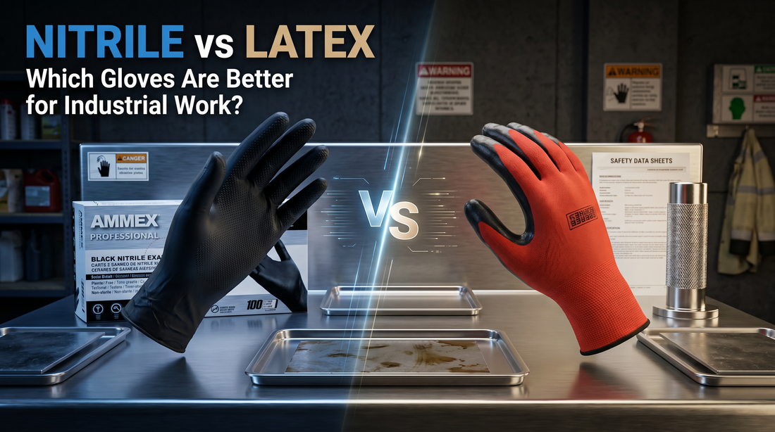 Nitrile vs Latex Gloves for Industrial Work: Which Should You Choose in 2026?
