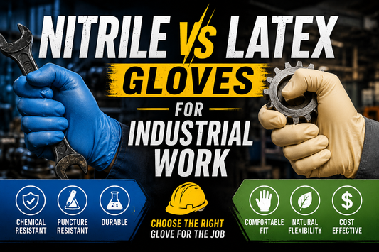 Nitrile vs Latex Gloves for Industrial Work: Which Should You Choose in 2026?