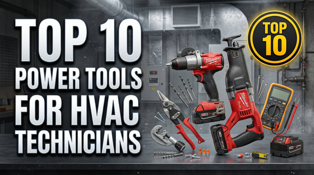 Top 10 Power Tools Every HVAC Technician Needs (2026 Guide)