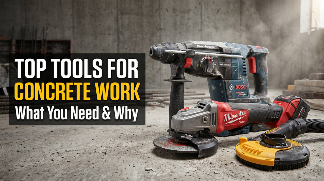 Top Tools for Concrete Work (2026 Contractor Guide)