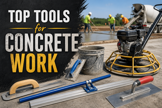 Top Tools for Concrete Work (2026 Contractor Guide)
