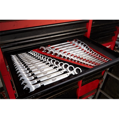 Milwaukee 15pc Ratcheting Combination Wrench Set - Metric (48-22-9516)