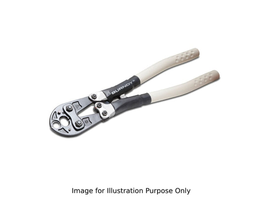 Burndy Crimper, Installs #14-4/0 AWG, BG & D3 Grooves (MD6)