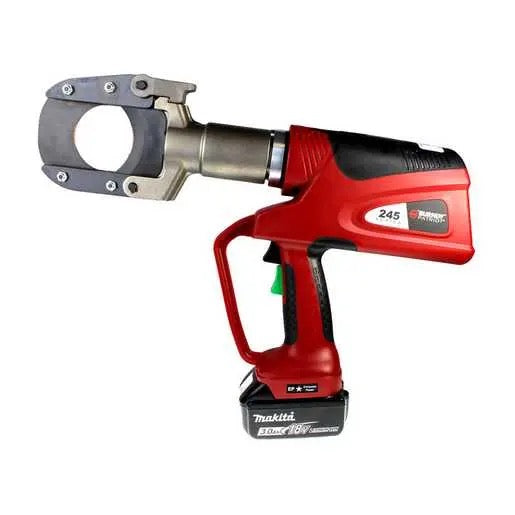 Burndy 245 Series Latch Head Battery Cutter, Hard Case, 3Ah Makita (PATCUT245LI)
