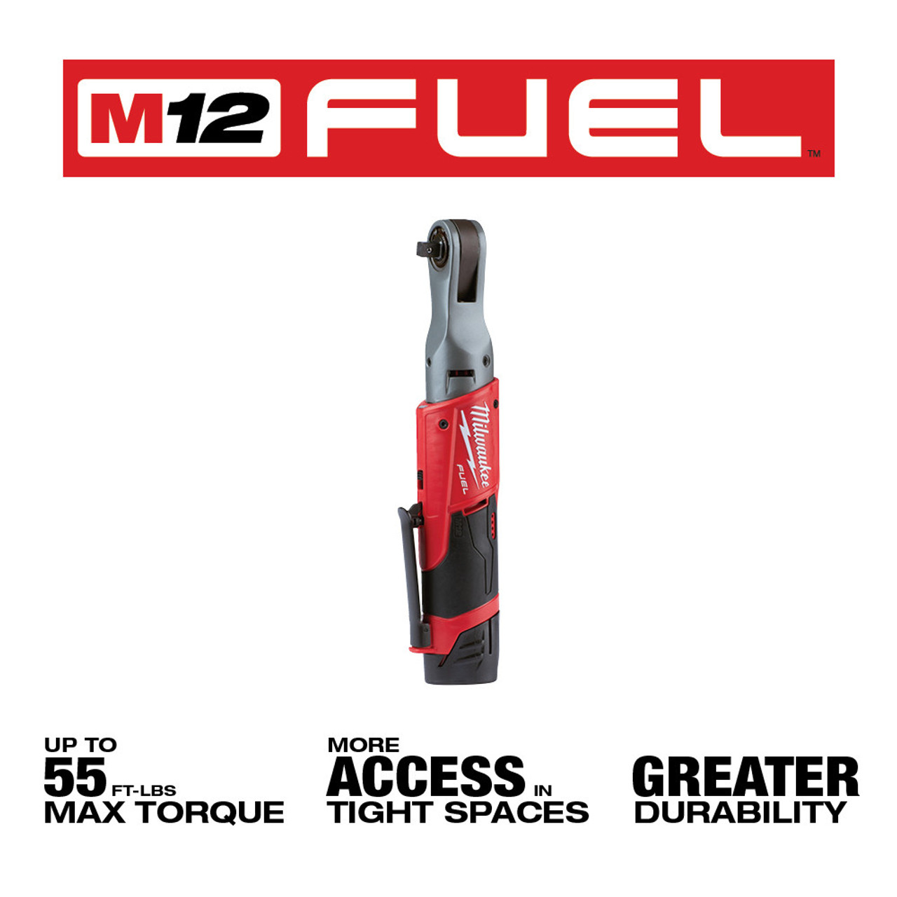 M12™ FUEL™ 3/8" Ratchet 2 Battery Kit