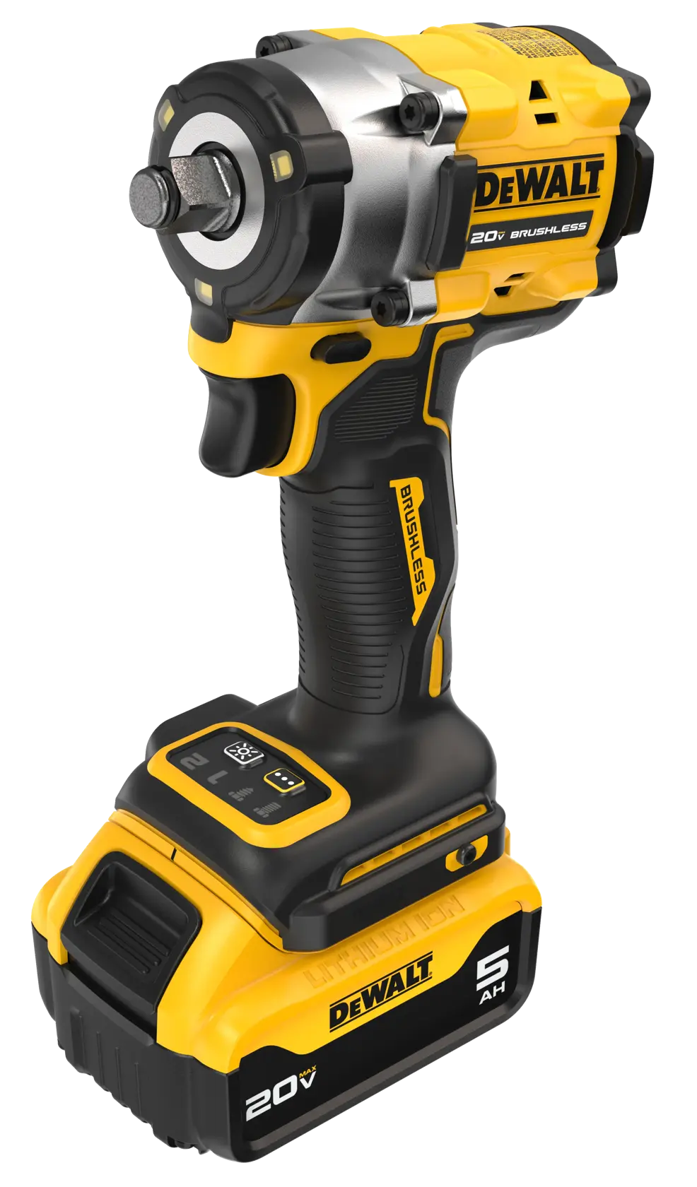 DeWalt ATOMIC 20V MAX* 1/2 IN. CORDLESS IMPACT WRENCH WITH HOG RING ANVIL KIT