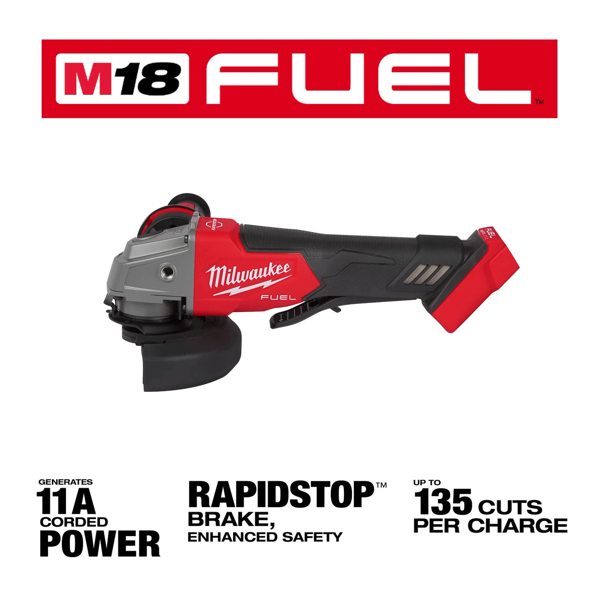 M18 FUEL 4-1/2" / 5" Grinder Paddle Switch, No-Lock