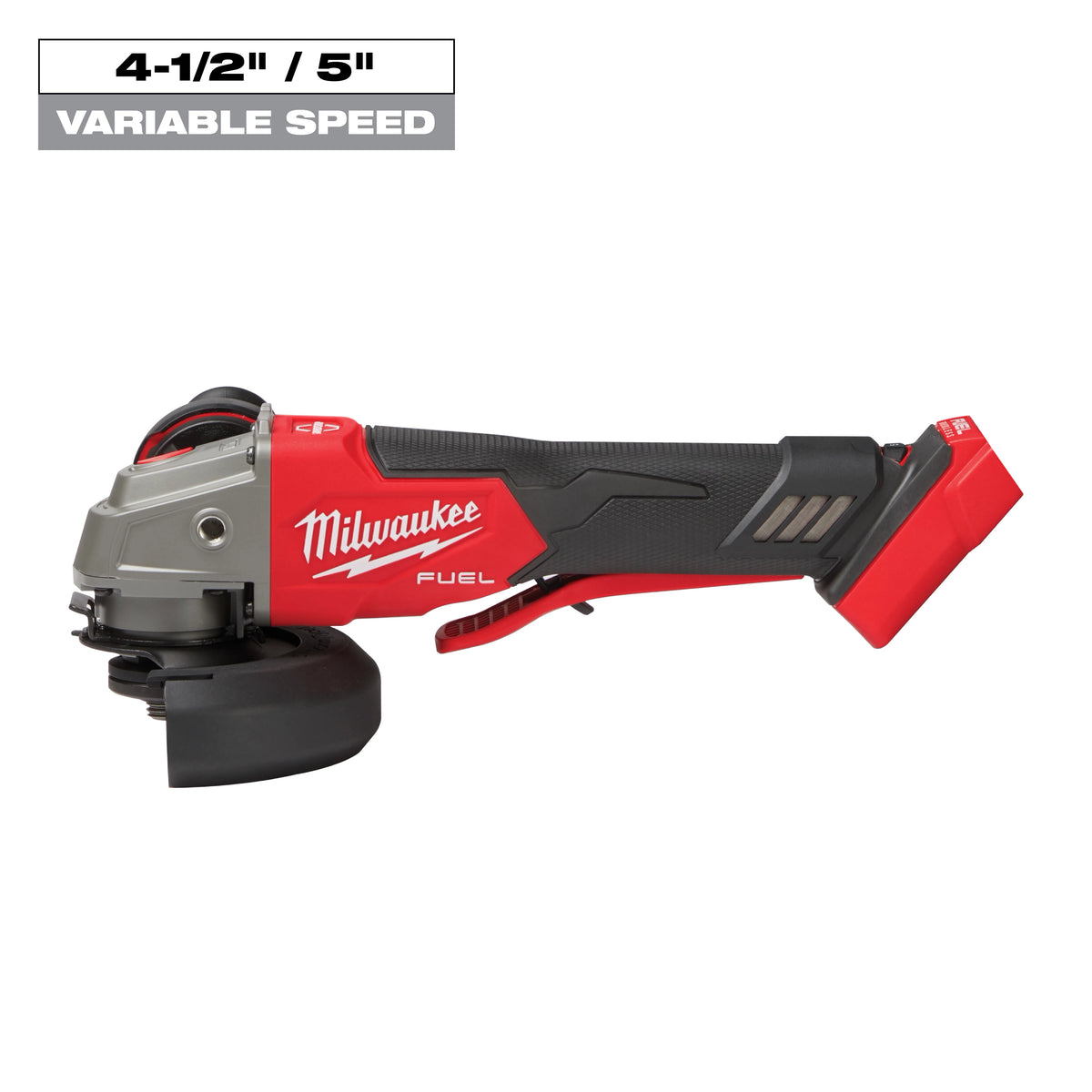 Milwaukee M18 FUEL™ 4-1/2" / 5" Variable Speed Braking Grinder, Paddle Switch No-Lock (2888-20)