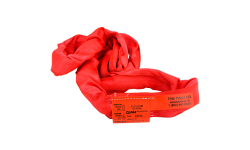 10' RED ENDLESS ROUND SLING ..V 13,200 / C 10,600 / B 26,400